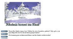 Desktop Screenshot of nikolaus-kommt-ins-haus.de